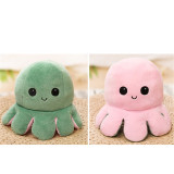 Plush Octopus Doll Kids Baby Toys Creative Cute Octopus Toys Marine Double-Sided Flip Doll Soft Reversible Puzzle Pulpo Poulpe #