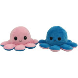 Plush Octopus Doll Kids Baby Toys Creative Cute Octopus Toys Marine Double-Sided Flip Doll Soft Reversible Puzzle Pulpo Poulpe #