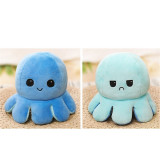 Plush Octopus Doll Kids Baby Toys Creative Cute Octopus Toys Marine Double-Sided Flip Doll Soft Reversible Puzzle Pulpo Poulpe #
