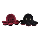 Plush Octopus Doll Kids Baby Toys Creative Cute Octopus Toys Marine Double-Sided Flip Doll Soft Reversible Puzzle Pulpo Poulpe #