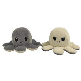 Plush Octopus Doll Kids Baby Toys Creative Cute Octopus Toys Marine Double-Sided Flip Doll Soft Reversible Puzzle Pulpo Poulpe #