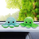 Plush Octopus Doll Kids Baby Toys Creative Cute Octopus Toys Marine Double-Sided Flip Doll Soft Reversible Puzzle Pulpo Poulpe #