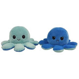 Plush Octopus Doll Kids Baby Toys Creative Cute Octopus Toys Marine Double-Sided Flip Doll Soft Reversible Puzzle Pulpo Poulpe #