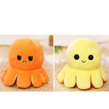 Plush Octopus Doll Kids Baby Toys Creative Cute Octopus Toys Marine Double-Sided Flip Doll Soft Reversible Puzzle Pulpo Poulpe #