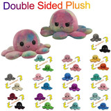 Plush Octopus Doll Kids Baby Toys Creative Cute Octopus Toys Marine Double-Sided Flip Doll Soft Reversible Puzzle Pulpo Poulpe #
