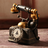 New Vintage Resin Telephone Model Miniature Craft Photography Props Retro Furniture Figurines Bar Home Decor Phone Miniature New Vintage Resin Telephone Model Miniature Craft Photography Props Retro Furniture Figurines Bar Home Decor Phone Miniature