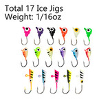 Ice Fishing Rod and Reel Combo, 5BB Ice Fishing Spinning Reel, 2.1ft Ice Fishing Rod with Ice Jigs, Spinners, Spoons, Soft Lures, Lines and Floats