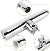 Vertical Horizontal Rail Mount Fishing Rod Holder, Stainless Tournament Style Clamp on Adjustable 32 different angles