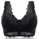 Vest Front Zipper Push Up Bra