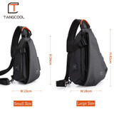 Tangcool Multifunction Mens Crossbody Bag