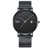 NIBOSI Ultra Thin Luxury Mens Watch