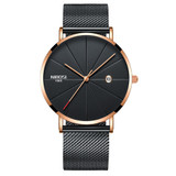 NIBOSI Ultra Thin Luxury Mens Watch