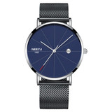 NIBOSI Ultra Thin Luxury Mens Watch