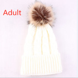 Pom Pom Knitted Beanie