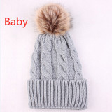Pom Pom Knitted Beanie