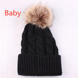 Pom Pom Knitted Beanie