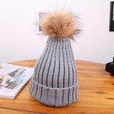 Pom Pom Knitted Beanie