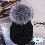 Pom Pom Knitted Beanie