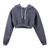 Womens Crop Hoodie
