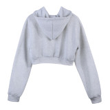 Womens Crop Hoodie