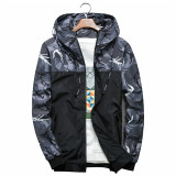 Mens Camouflage Bomber Jacket
