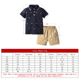 Tem Doger Baby Boys Clothes Suit Shorts Sleeve+Shorts 2PCS Outfits