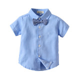 Tem Doger Boy Clothing Sets Shorts Sleeve Top+Shorts+Straps 3PCS Outfits Tem Doger Boy Clothing Sets Shorts Sleeve Top+Shorts+Straps 3PCS Outfits