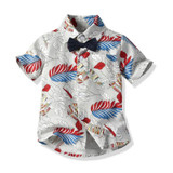 Tem Doger Summer Baby Boy Clothes Suit Shorts Sleeves Shirts+Shorts 2PCS Outfits