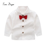 Tem Doger Little Boys Summer Outfits Stripe Short Sleeve Shirts + White Shorts 2 Piece