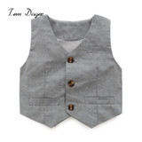 Tem Doger Little Boys Summer Outfits Stripe Short Sleeve Shirts + White Shorts 2 Piece