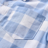 Tem Doger Boy Clothing Sets  Long Sleeve Plaid Shirt+Overalls 2PCS Outfit