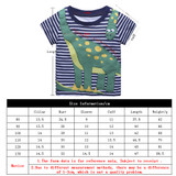 Tem Doger Baby Boy Tops Children Striped T-shirts Kids Summer T-shirt For Boys Clothing Dinosaur Cotton Clothes Boys Tee Shirt Tem Doger Baby Boy Tops Children Striped T-shirts Kids Summer T-shirt For Boys Clothing Dinosaur Cotton Clothes Boys Tee Shirt