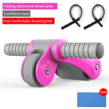 ABS fitness roller abdominal exercise foldable fitness roller equipment
