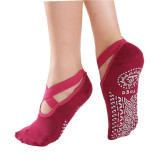 1 Pair of Ladies Anti Slip Cotton Yoga Socks Bandage