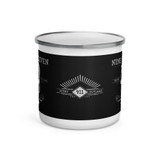 Porsche Nine Eleven Vintage Enamel Coffee Mug Porsche Nine Eleven Vintage Enamel Coffee Mug