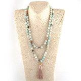 Natural Amazonite Mala Necklace