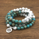 Howlite Mala Bracelet Howlite Mala Bracelet