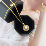 Luxe Pearl Pendant Necklace