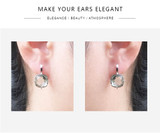 Green Amethyst Sterling Silver Earrings