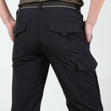 Men's Lightweight Tactical Pants Breathable Summer Casual Army Military Long Trousers Male Waterproof Quick Dry Cargo Pants
