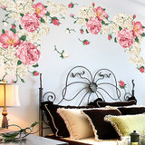 Big Size Peony Flower Wall Stickers