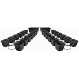 24-site Bubble Flow Buckets Hydroponic Grow system
