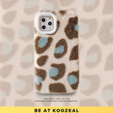 【KOOZEAL】 iPhone Case --- Leopard Print Winter Case for IPHONE X/XR/XS/XSMAX/11PROMAX