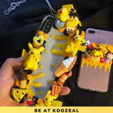 【KOOZEAL】DIY Unique Whipped Cream Effect Phone Case ---  Pikachui