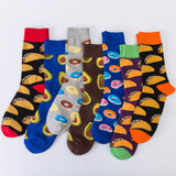 Crazy Food Donuts Taco Socks