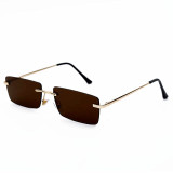Luxury Brand Rectangle Ladies Sunglasses