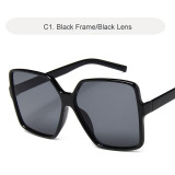 Vintage Oversize Square Sunglasses