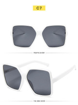Vintage Oversize Square Sunglasses