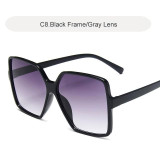 Vintage Oversize Square Sunglasses