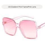 Vintage Oversize Square Sunglasses